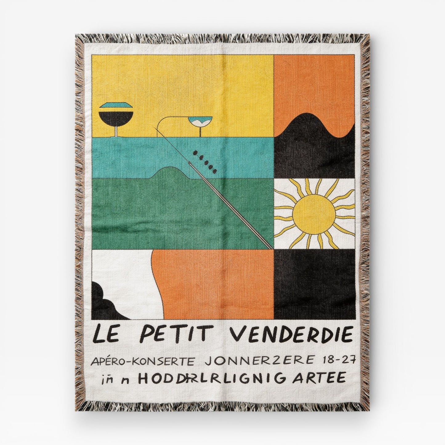 Le Petit Vendredi Woven Throw